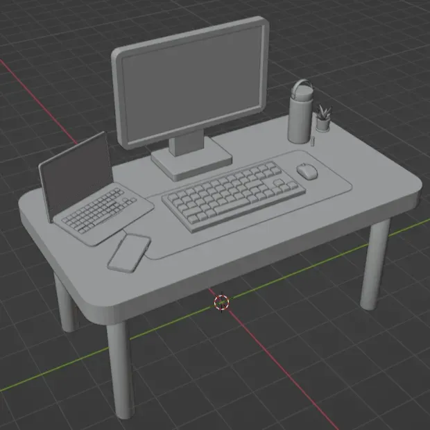 3D Model of my desk